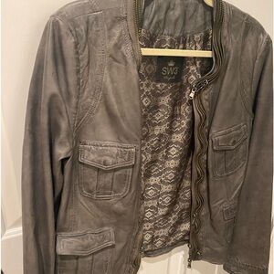 SW3 leather jacket, only worn once , great condition.